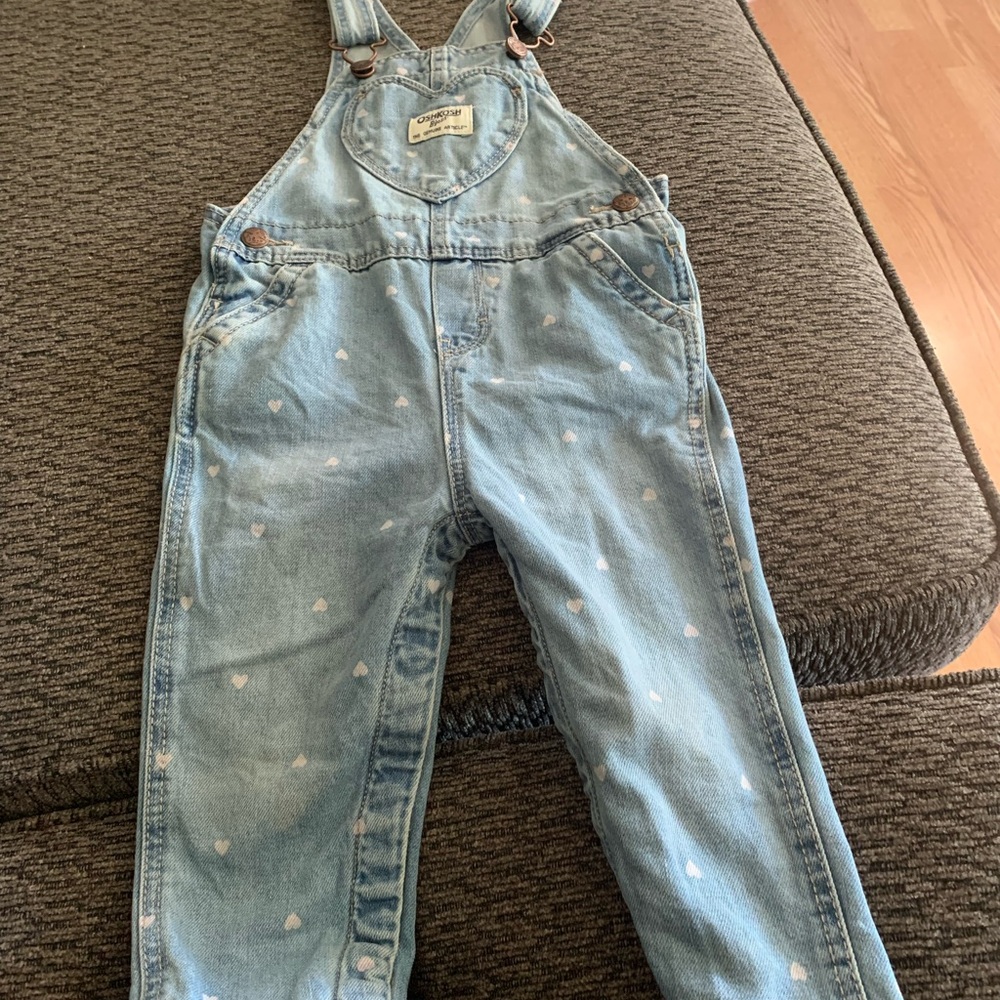 Baby girl Oshkosh overall jeans